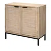 Jamie Young Reed Accent Cabinet In Brown