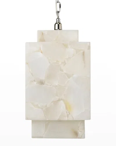 Jamie Young Borealis Cube Lighting Pendant In White