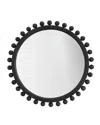 Jamie Young Brighton Mirror In Dark Grey