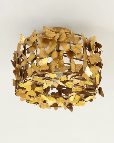 Jamie Young Butterfly Flush Mount In Gold