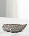 Jamie Young Cacean 24" Large Bowl In Grey