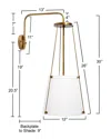 Jamie Young California Wall Sconce In Gold