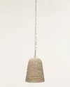 Jamie Young Canal Pendant In Off White Beads