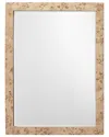 Jamie Young Chandler Rectangle Mirror In Beige