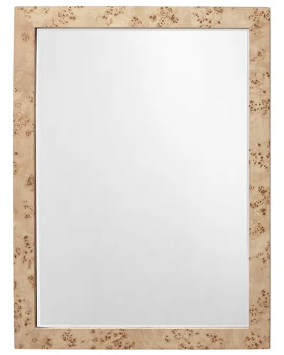 Jamie Young Chandler Rectangle Mirror In Beige
