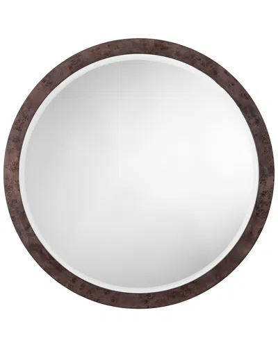 Jamie Young Chandler Round Mirror In Charcoal