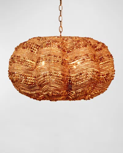 Jamie Young Clamshell Chandelier In Natural