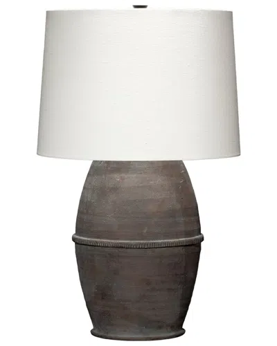 Jamie Young Co. Antiquity Table Lamp In Grey