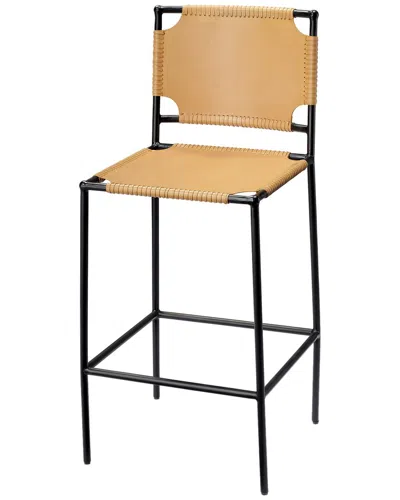 Jamie Young Co. Asher Bar Stool In Brown