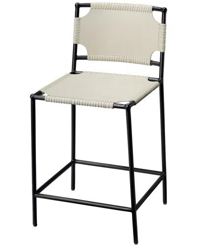 Jamie Young Co. Asher Counter Stool In Grey