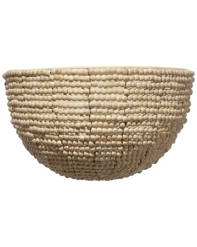 Jamie Young Co. Barnacle Beaded Demi Lune Sconce In Grey