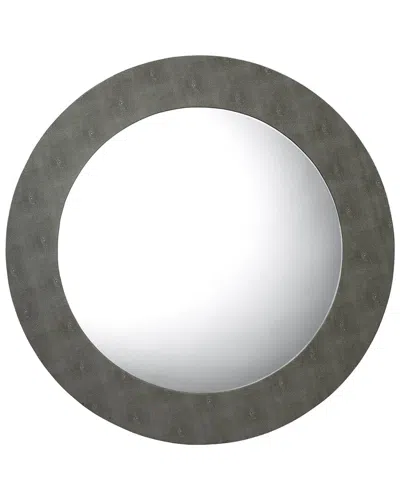 Jamie Young Co. Chester Round Mirror In Grey