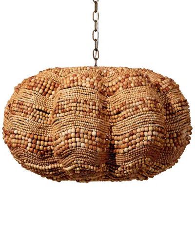 Jamie Young Co. Clamshell Chandelier In Brown