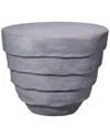 Jamie Young Co. Concentric Side Table In Grey