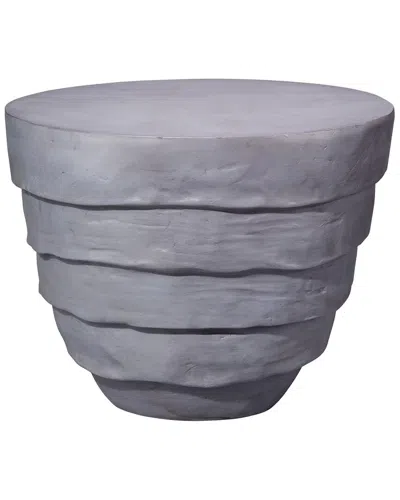Jamie Young Co. Concentric Side Table In Grey