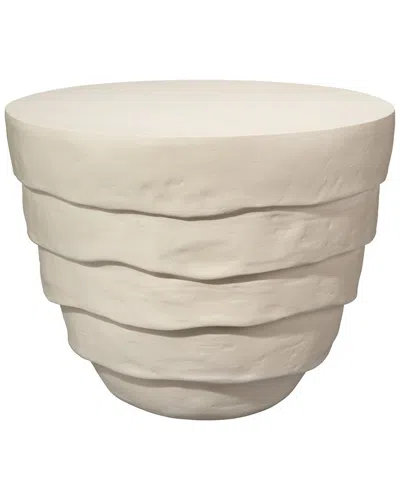 Jamie Young Co. Concentric Side Table In White