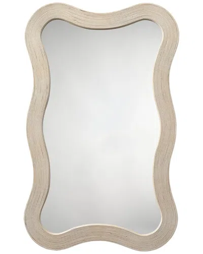 Jamie Young Co. Deli Wavy Bamboo Wall Mirror