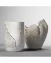 Jamie Young Co. Eclipse Vase In White