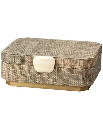 Jamie Young Co. Eden Box In Grey