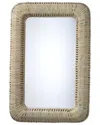 Jamie Young Hollis Rectangle Mirror In Cream