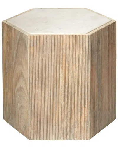 Jamie Young Co. Large Argan Hexagon Table In Natural