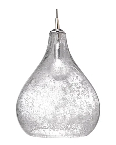 Jamie Young Co. Large Curved Pendant In Transparent