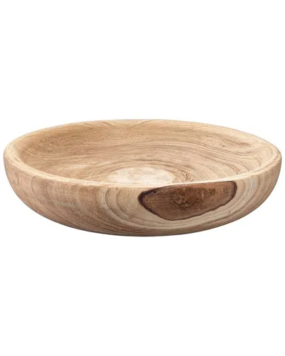 Jamie Young Co. Laurel Wooden Bowl In Brown