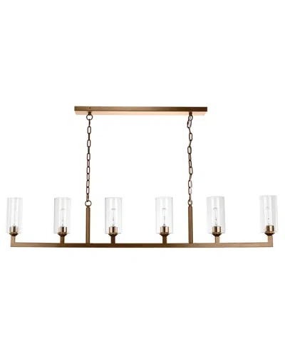 Jamie Young Co. Linear 6 Light Chandelier