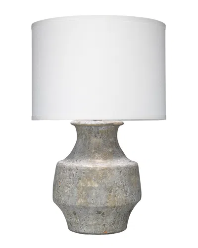 Jamie Young Co. Masonry 26in Table Lamp In Gray