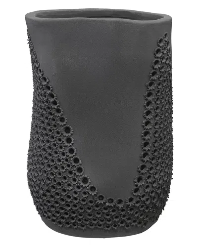 Jamie Young Co. Moonrise Vase In Black
