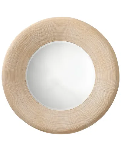 Jamie Young Co. Paddock Bamboo Round Wall Mirror