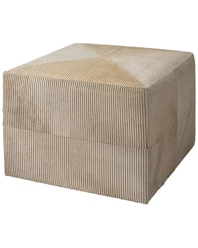 Jamie Young Co. Pinstriped Ottoman