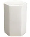 Jamie Young Large Porto Side Table In White