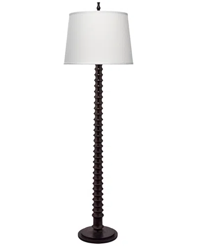 Jamie Young Co. Revolution Wood 1-light Floor Lamp In Black