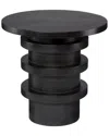 Jamie Young Co. Revolve Side Table In Grey