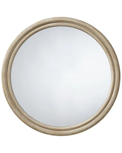 Jamie Young Co. Riley Wood Round Wall Mirror