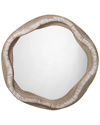 Jamie Young Co. River Organic Mirror In Beige