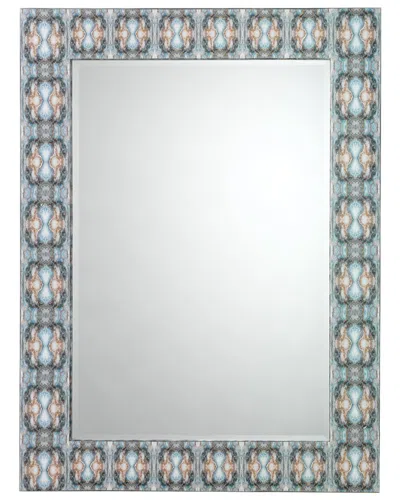 Jamie Young Co. Rorschach Mirror In Blue