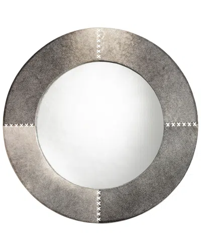 Jamie Young Co. Round Cross Stitch Mirror