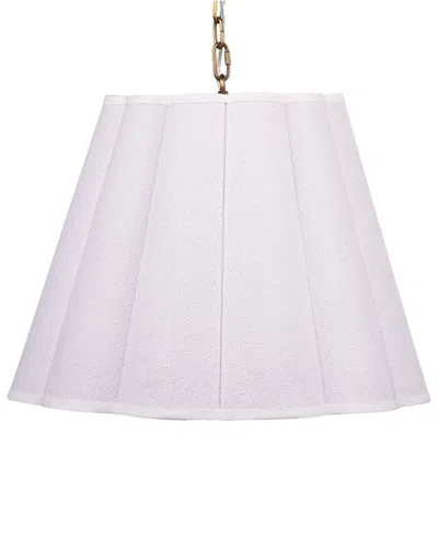 Jamie Young Co. Scalloped 1-light Pendant In White