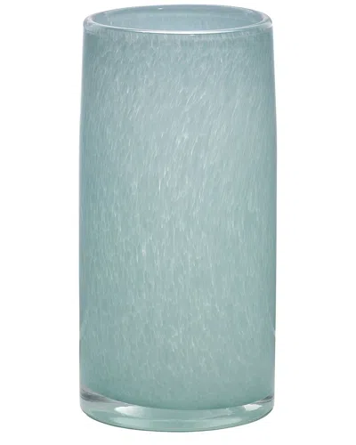 Jamie Young Co. Set Of 3 Gwendolyn Hand Blown Vases In Blue