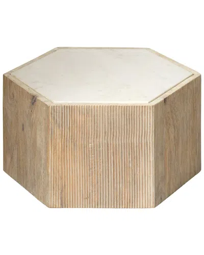 Jamie Young Co. Small Argan Hexagon Table In Natural