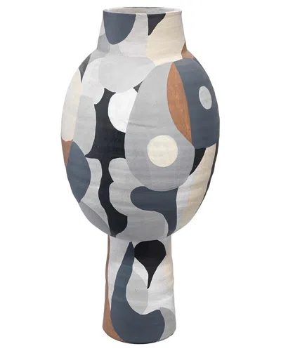 Jamie Young Co. Tall Pablo Vase In Beige