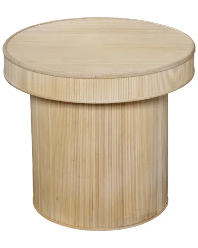 Jamie Young Co. Taylor Bamboo Side Accent Table In Brown