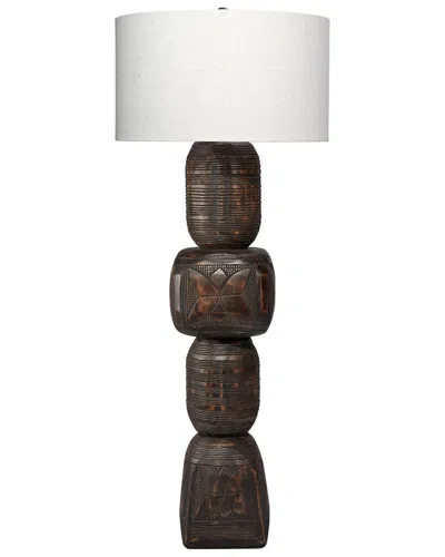 Jamie Young Co. Totem Floor Lamp In Black