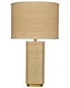 Jamie Young Co. Utopia Raffia Table Lamp With Raffia Shade In Brown