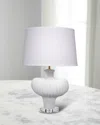 Jamie Young Colette Table Lamp In White