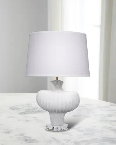 Jamie Young Colette Table Lamp In White