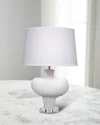 Jamie Young Colette Table Lamp In White