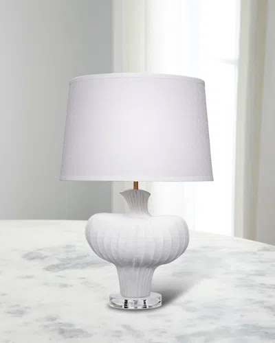 Jamie Young Colette Table Lamp In White